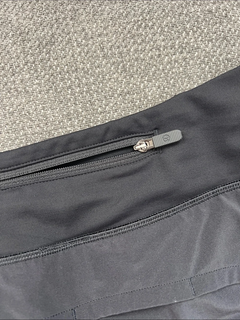lululemon athletica Black Layered Athletic Running Shorts